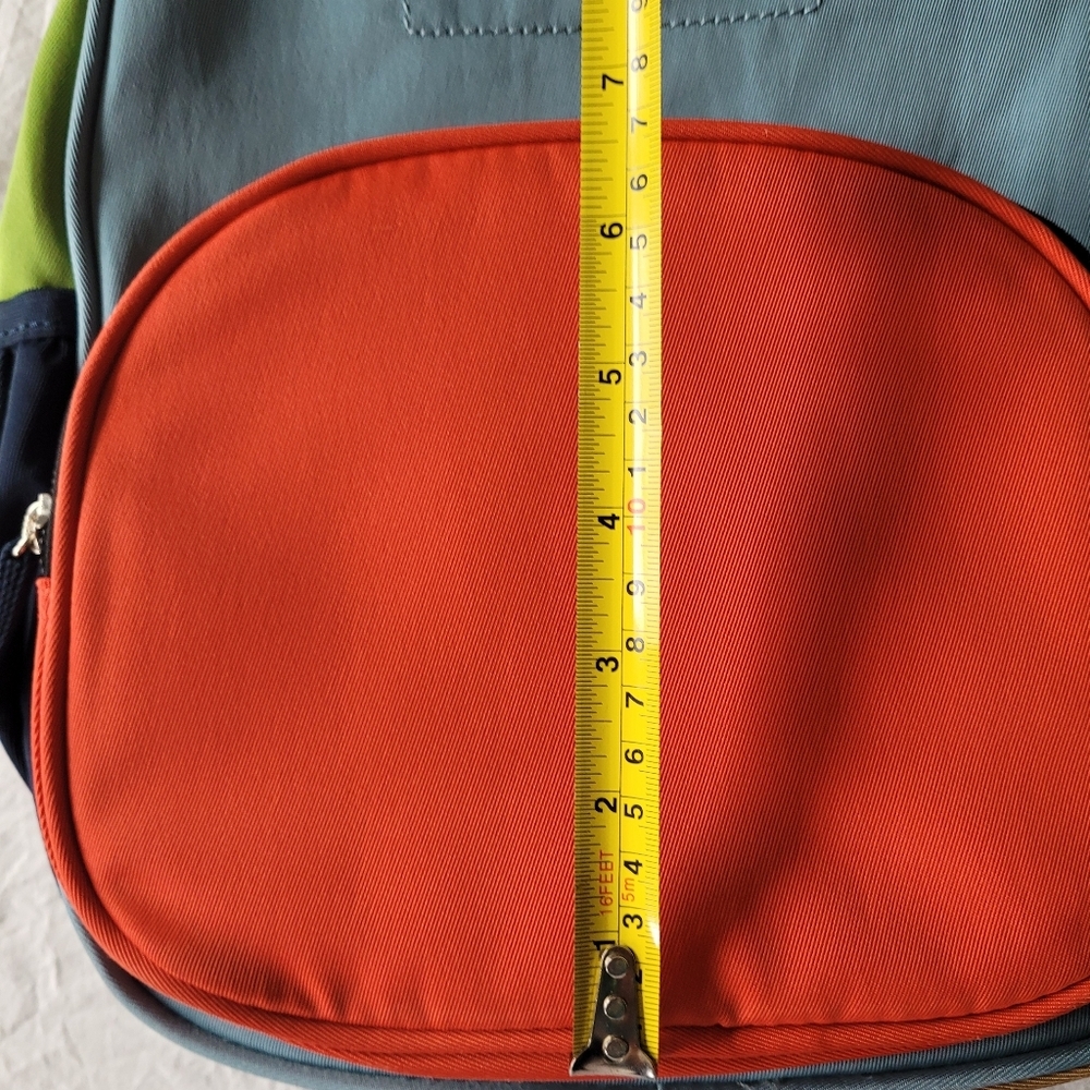 Abshoo Kids Colorful Backpack - Orange and Green - Picture 7 of 13